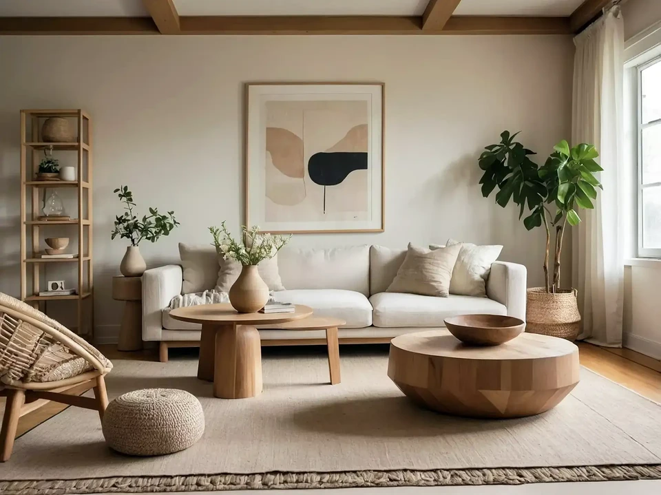 Une personne en costume travaille sur ordinateur portable dans un bureau moderne, tenant un smartphone