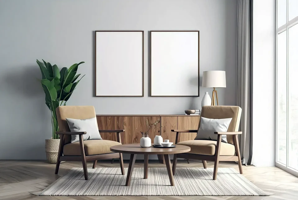 Int&eacute;rieur cuisine moderne, mains installant tiroir meuble bas avec tournevis rouge